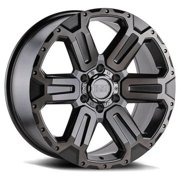 Black Rhino Wanaka Wheels Matte Gunmetal with Brushed Face - Brixton 4x4 - Buy Online Now!
